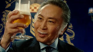 北大路欣也、おちゃめな泡ひげ！　『新アサヒザ・リッチ』新TVCM「こんなにおいしくなるの！」篇