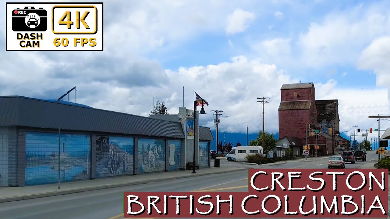 Creston, BC A 4K Drive Through British Columbia's Scenic Haven YouTube