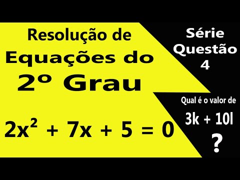 Resolução de equação do 2 grau questão 4