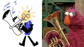 Sony Wonder And Telly Playing Tubas For And Stevegaspar4089