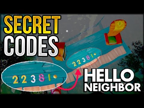 22381 & 1003063 SECRET CODES?!HOW TO TELEPORTCHEAT ENGINE MOD : TRAINER - Hello Neighbor Alpha 3