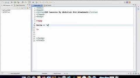 ثانى درس PHP طباعة الامر echo