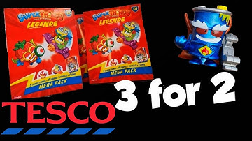 SuperThings: Legends | Mega Pack | 3 for 2 at Tesco Legacy Series | Announcement