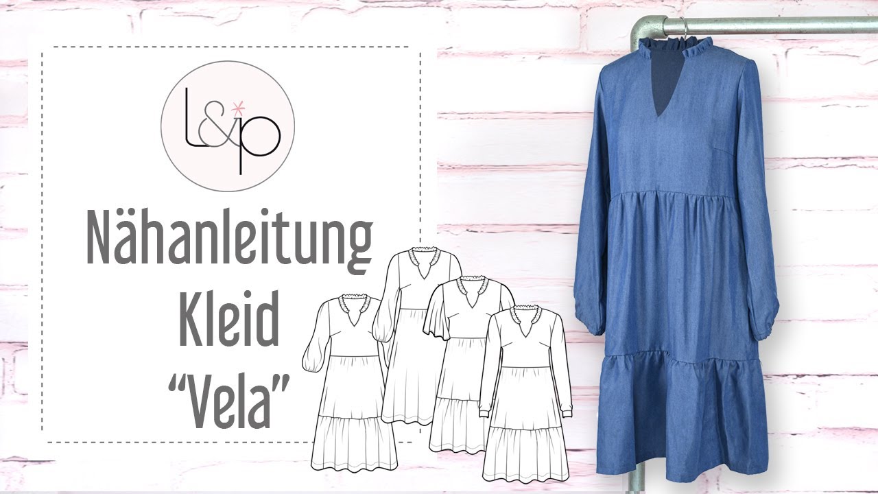 Video-Anleitung: Schnittmuster lillesol women No.96 Kleid "Vela" * mit Video-Nähanleitung*