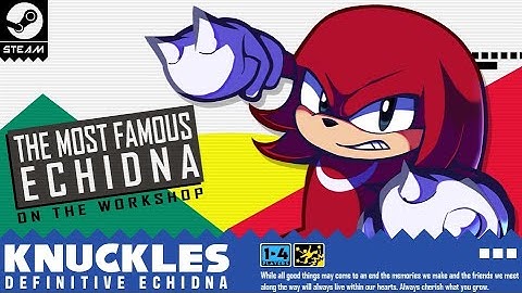 Rivals of Aether Workshop Knuckles ( Definitive Echidna )( Sonic the Hedgehog Series )