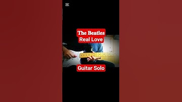 Thumbnail of 【Guitar Solo】𝐓𝐡𝐞 𝐁𝐞𝐚𝐭𝐥𝐞𝐬 - Real Love #shorts #beatles #guitar
