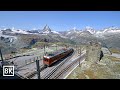 Gornergrat Bahn Zermatt The Most Scenic Train Ride in Switzerland 8K