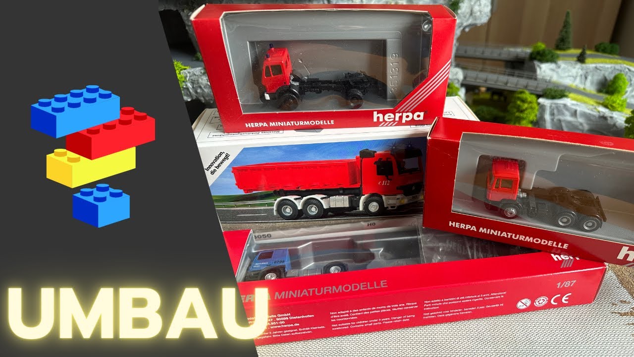 Verschiedene Fahrzeugaufbauten für Viessmann CarMotion