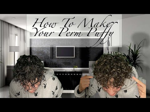 How To Make A Perm Puffy (Afro Comb technique)