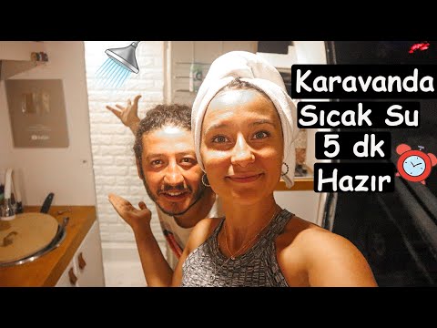 2 Dakikada 2 Yıllık Karavan Hayatı | EN UCUZ SICAK SU ÇÖZÜMÜNÜ BULDUK | Çamura Saplandık | Van Life