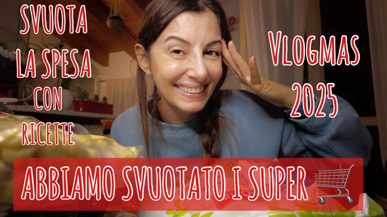 SVUOTA LA SPESA ENORME CON TANTE RICETTE !! - #vlogmas2025