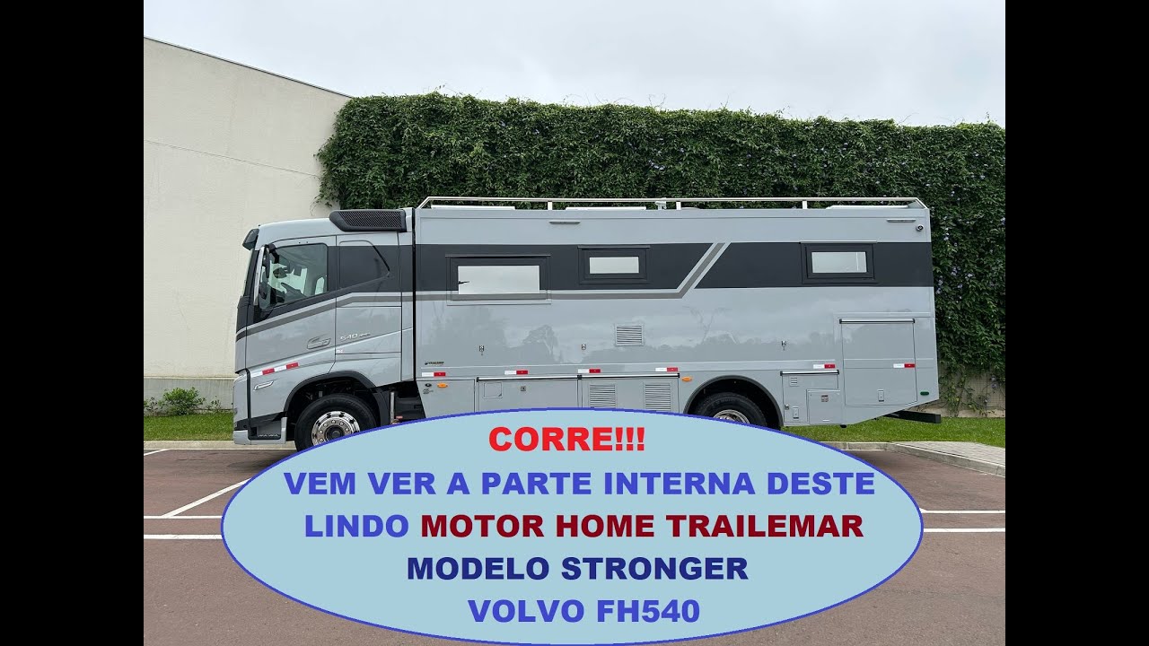 MOTOR HOME CAMINHÃO MODELO TRAILEMAR STRONGER (PARTE 2 - INTERNO) - Caminhão Volvo FH 540