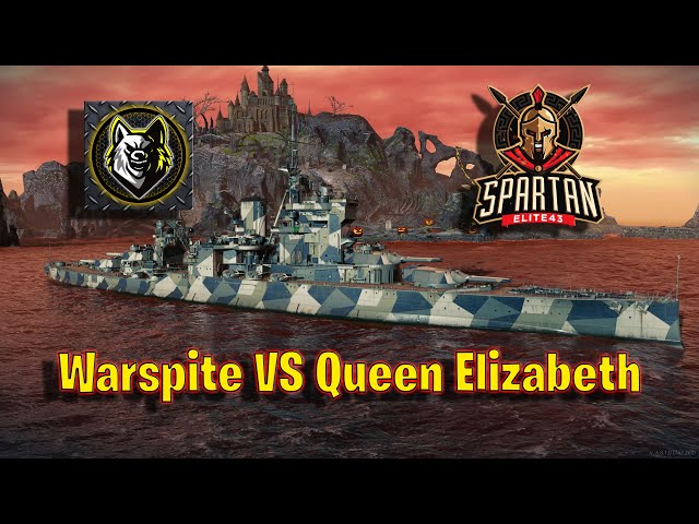Warspite Vs Queen Elizabeth Hive Vs Spartan In World of Warships