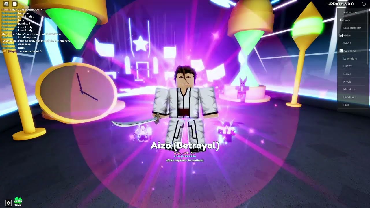 ANIME ADVENTURES* SHOWCASE MYTHIC AIZEN (EVOLVED) PERSONAGEM MEME? NOVO ARMIN?