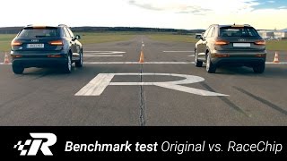 Benchmark test Audi Q3 - Original vs. RaceChip Pro 2