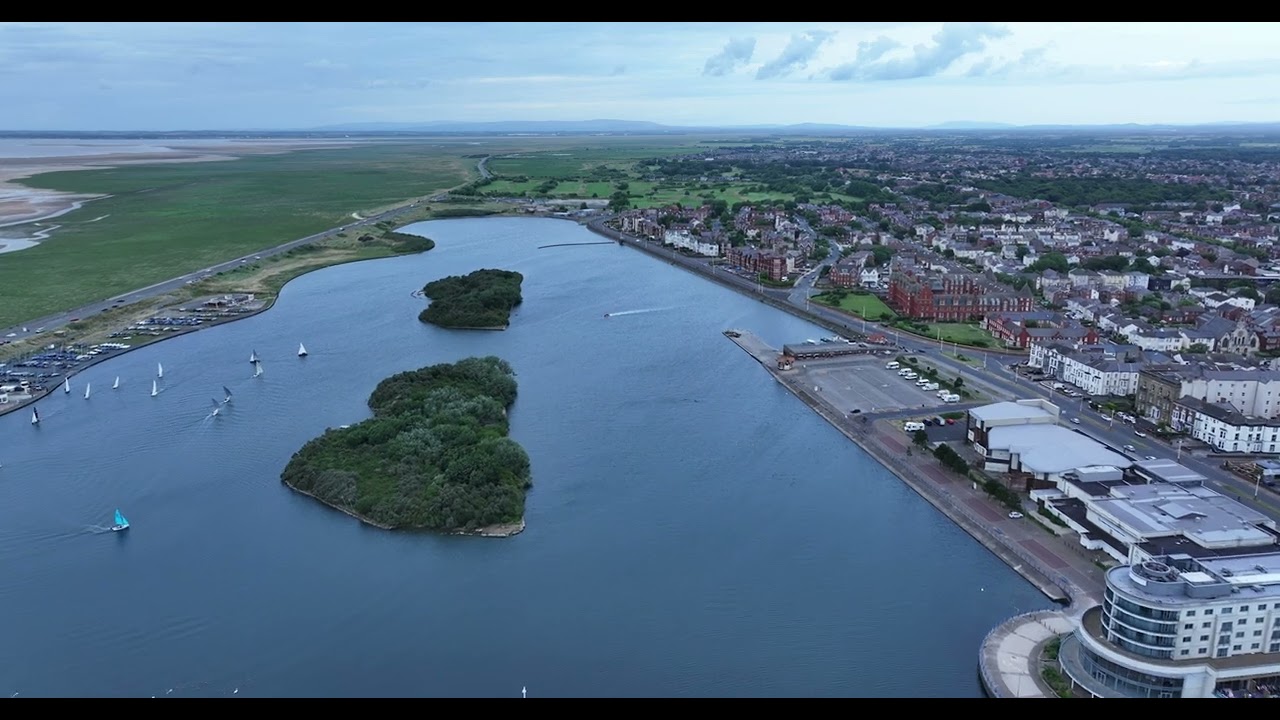 Marine Lake Southport | Cinematic views of coasts in Merseyside | Exploring Britain | 