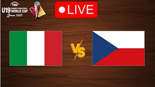 🔴 Live: Italy vs Czech Republic | FIBA U19 Women's Basketball World Cup 2023 | Live Play By Play