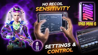 Best Sensitivity settings for Pubg Mobile 2023 🔥| iPad Mini 6 PUBG FPS TEST 2023 | Gleerix Gaming