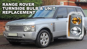 REPLACE RANGE ROVER TURN SIDE SIGNAL BULBS AND SIGNAL HOUSING UNIT FOR 2003-2005 #signallight
