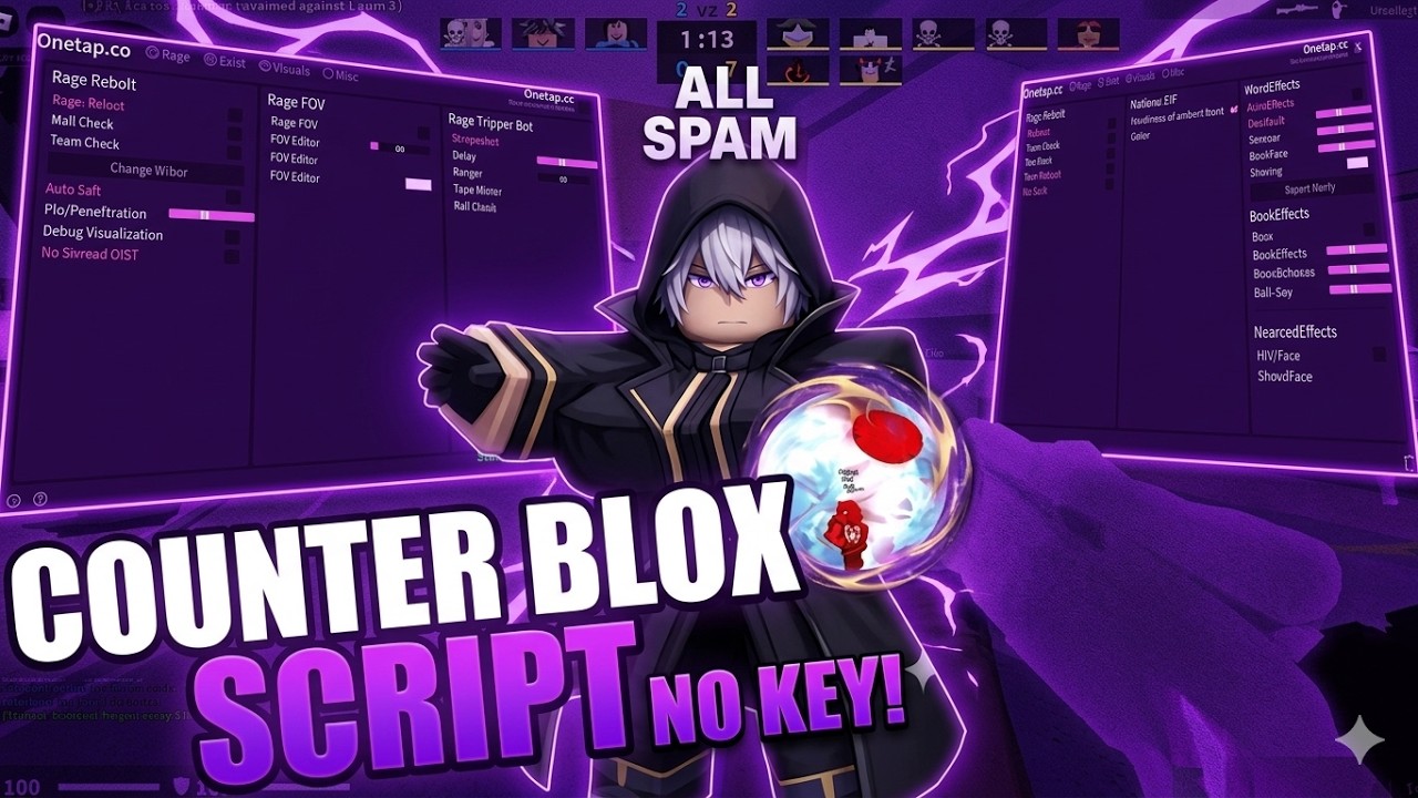 Roblox Counter Blox Script - Aimbot, Esp, Bhop and MORE... (NO KEY ...