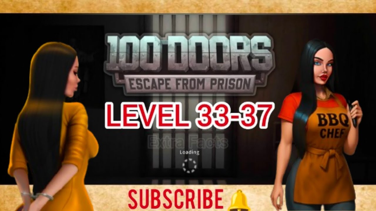 100 Doors Escape from Prison | Level 33-37 | Escape from prison ...
