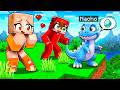 Me Convertí en un DINOSAURIO BEBÉ para Trollear a Mis Amigos en Minecraft!
