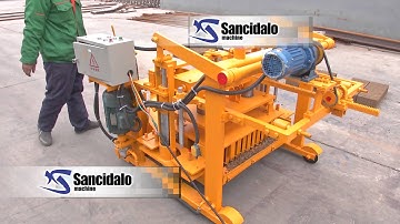 QT40-3A egg laying moving brick machine