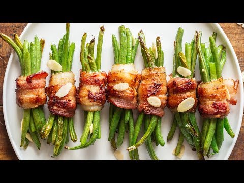 Video: How To Make Bacon And Green Beans Rolls