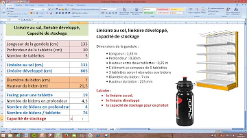 Comment calculer le linéaire accorde ?