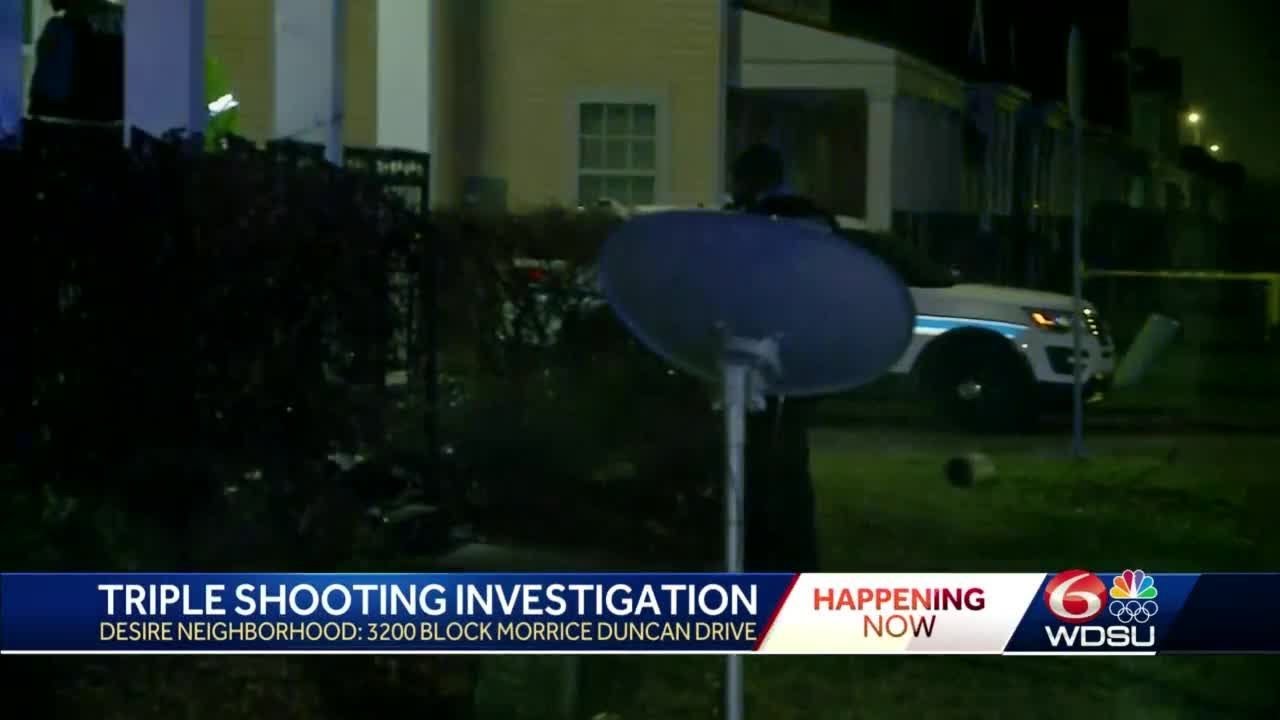 NOPD: 3 people shot in Desire neighborhood - YouTube