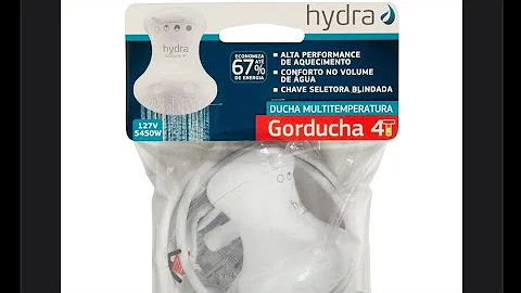 Qual a resistência do chuveiro Hydra gorducha 4t?