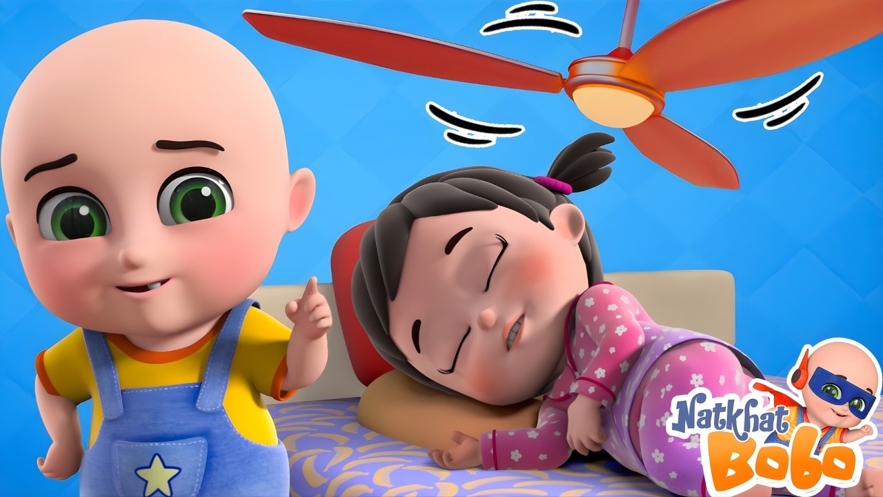 Upar Pankha Chalta Hai Song | ऊपर पंखा चलता है | Ek Mota Hathi | Hindi Poems & Nursery Rhyme