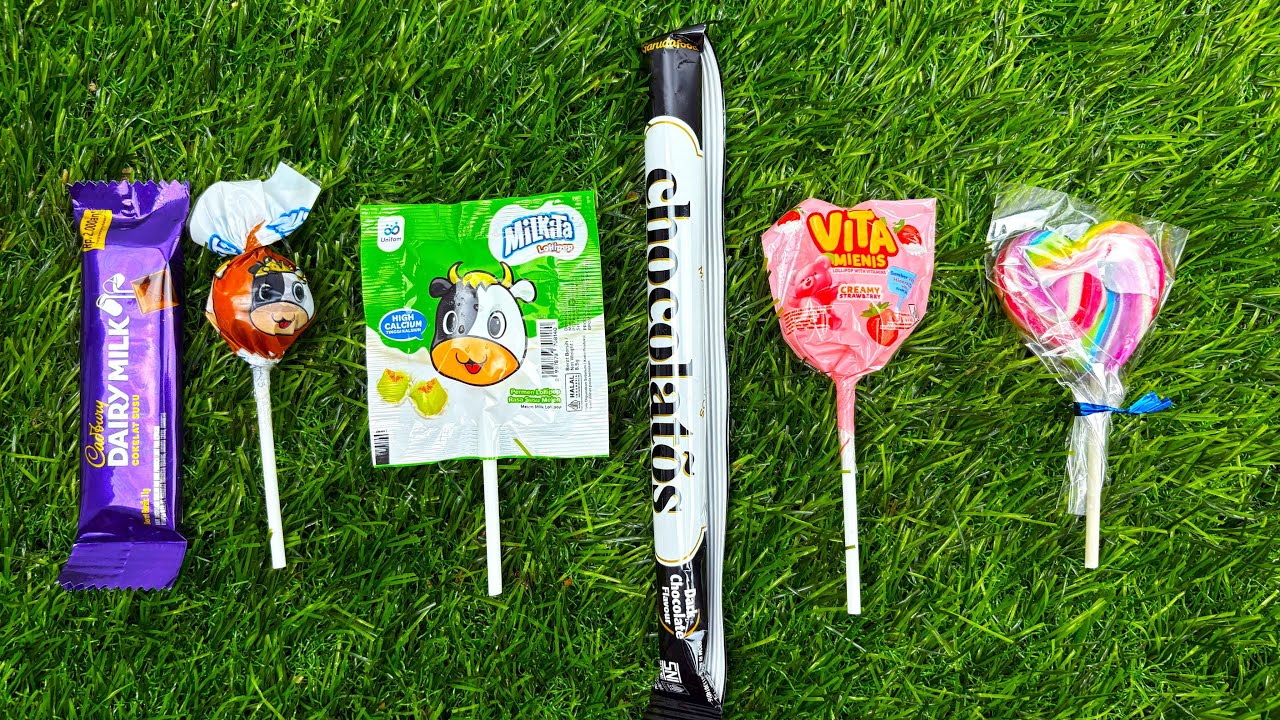 Satisfying Asmr Lollipops unique and chocolate Opening video Yummy candy Unboxing