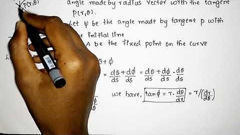 Radius of curvature in polar curve for B.E/B.TECH students