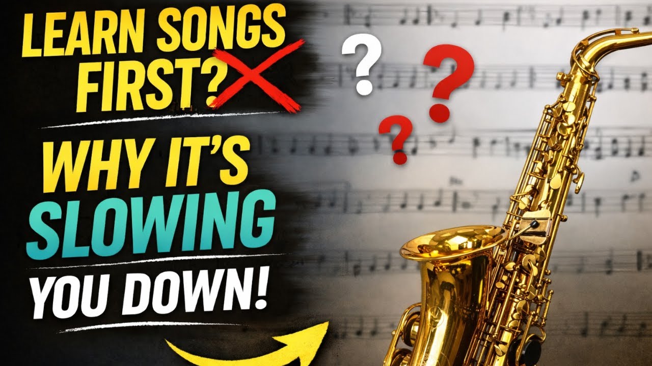 Why Learning Songs First Is Slowing Your Sax Progress (Beginner Sax Lesson)
