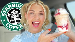 Trying Starbucks FUNNEL CAKE FRAP