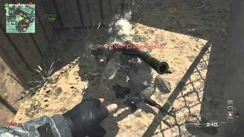 MW3 - WTF Moment with Throwing Knife