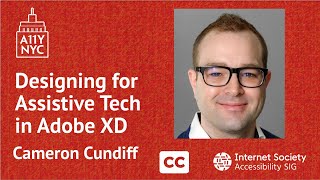 Designing for Assistive Tech in Adobe XD - Cameron Cundiff