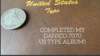 I completed my Dansco 7070 US Type Set album!