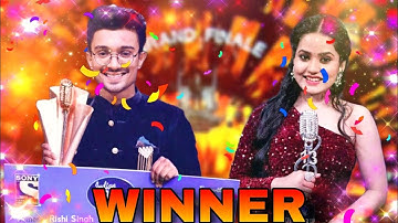 Rishi Singh &  Bidipta Chakraborty Winner Of Indian idol season 13 full episode