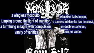 Marduk - Vanity Of Vanities [LYRICS]