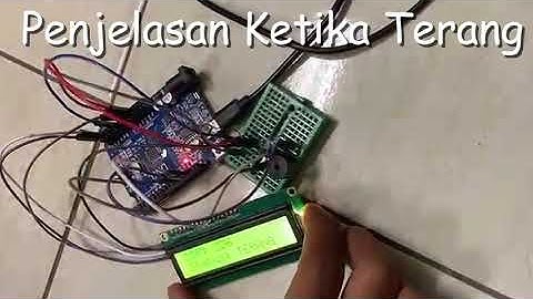 Percobaan Rangkaian Sensor Cahaya (LDR) dengan LED, Buzzer Alarm, dan LCD I2C (Elektronika)
