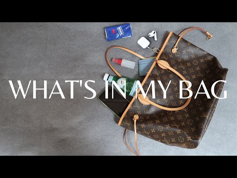 LV Neverfull MM bag review, What's in My Bag