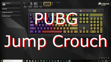 How to Set Up a Crouch + Jump MACRO in PUBG (Corsair)