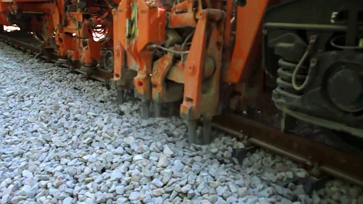 Installation of plastic sleepers from Lankhorst