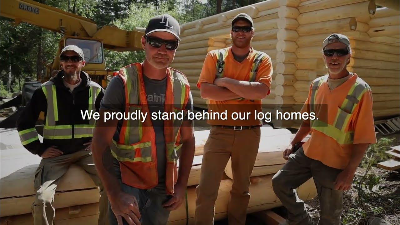TL Timber We build manufactured log homes YouTube