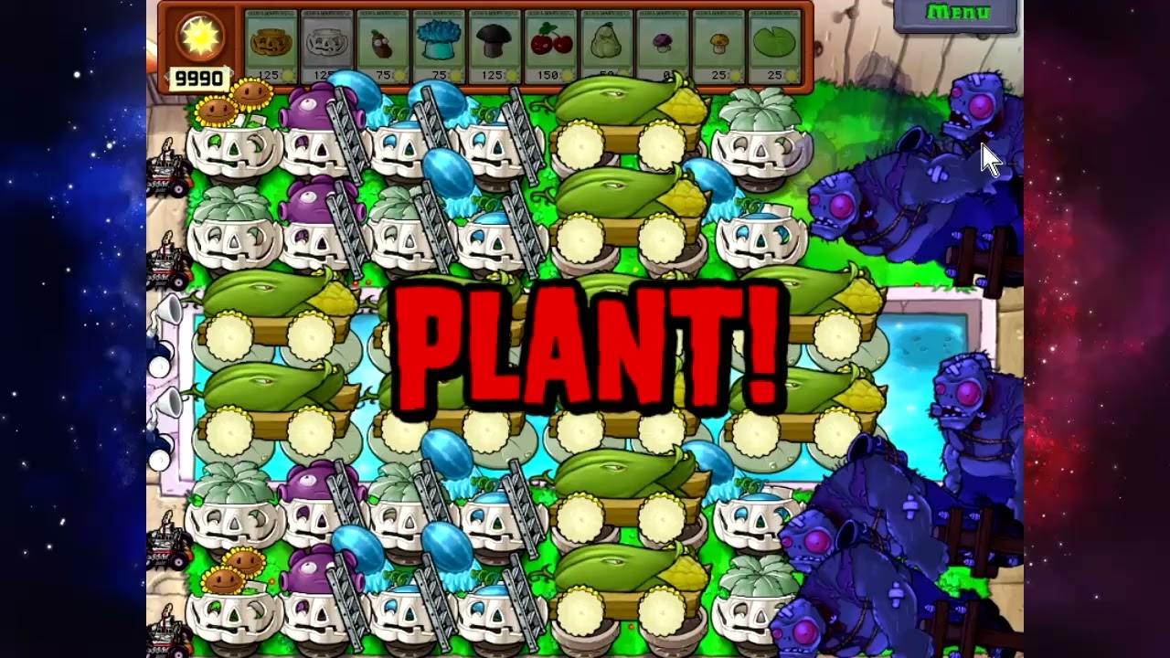 Plants Vs Zombies (Survival: Endless) - Flag 4741 to 4760