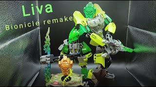 Liva Remake [Lego Bionicle] - обзор #lego #moc #legomoc #bionicle #robot #remake
