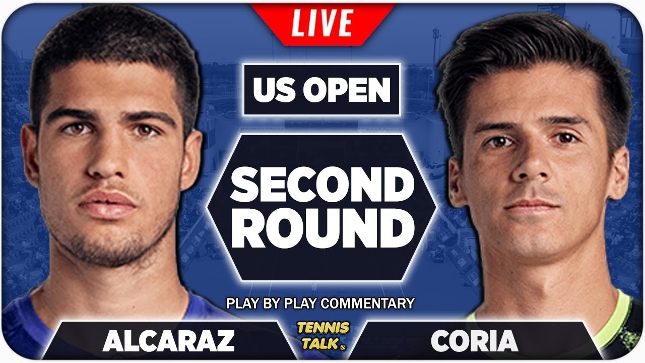 ALCARAZ vs CORIA US Open 2022 Live Tennis Play-by-Play