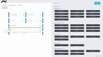Creating & Editing Ninja Form